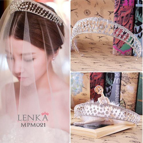 [READY STOK] HEADPIECE WANITA MODERN AKSESORIS PESTA PERNIKAHAN PUTIH MPM021