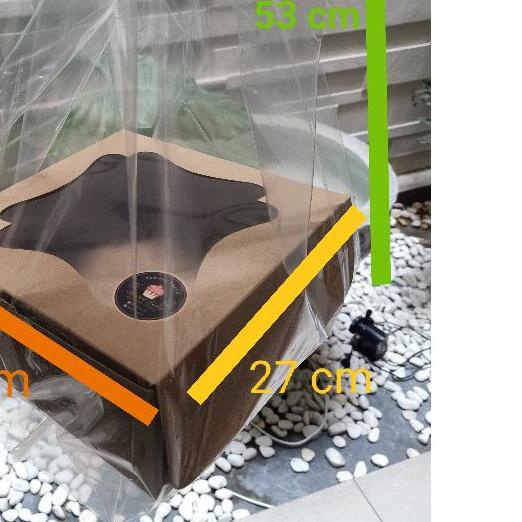 

⅍ , KRESEK PE bening uk 27 untuk kotak kue 22,25 ( pabrik langsung) ☻