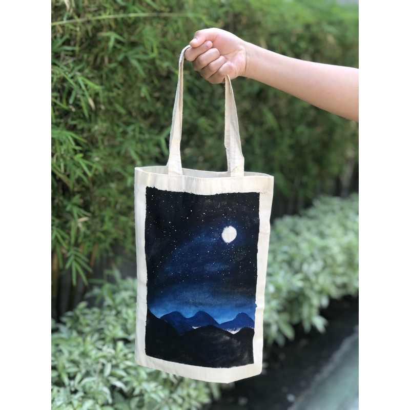 

totebag lukis handmade