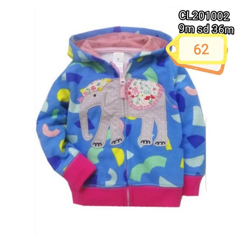 Jaket Mantel 3T Bayi Anak Catell Love