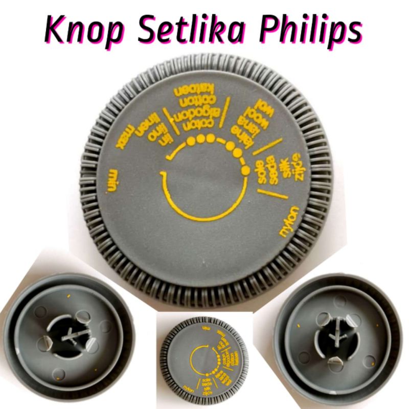 Knop Tombol Puteran Setrika Philips