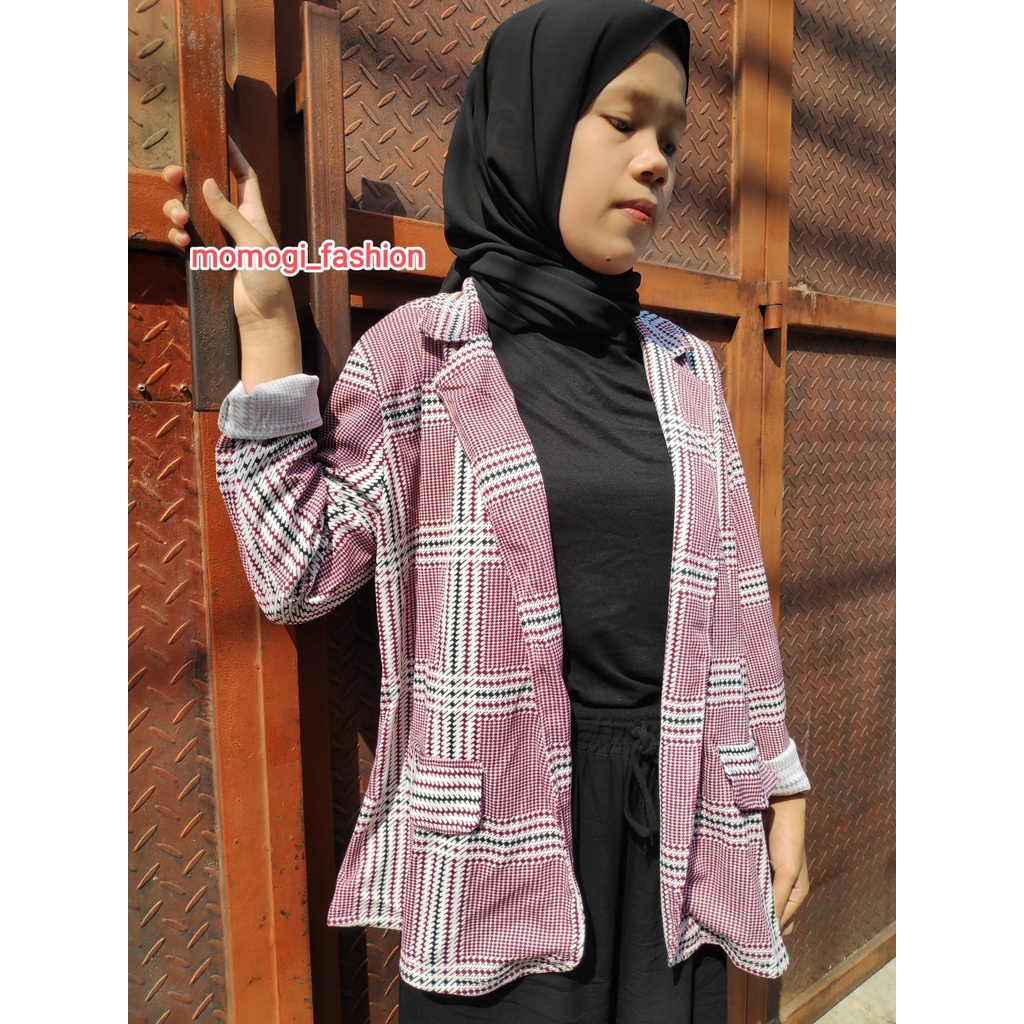 MOMOGI- BLAZER WANITA / BLAZER KEKINIAN / BLAZER KANTORAN