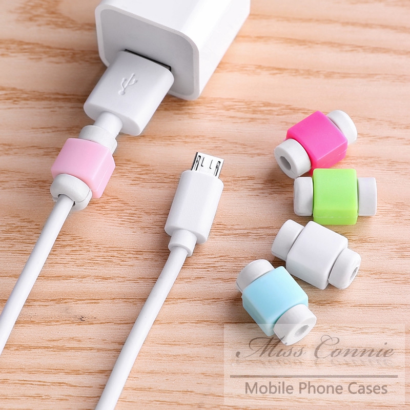 5pcs Pelindung Kabel Data / Charger USB untuk iPhone / Samsung / Oppo / Vivo / Xiaomi