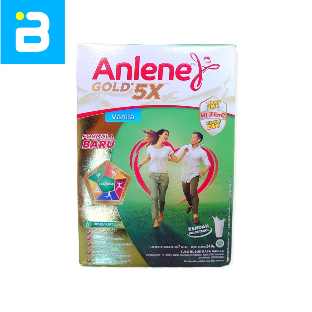 

Anlene Gold 5X Vanilla 240 G