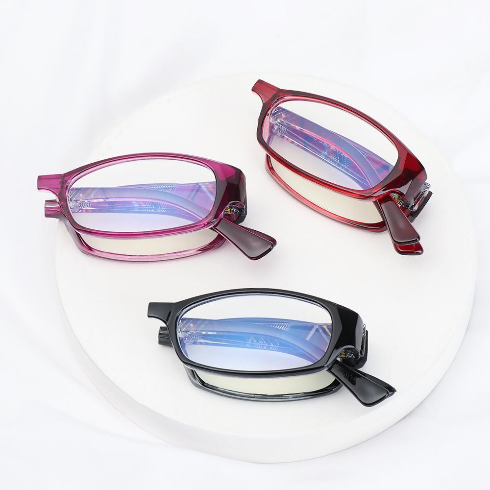 Lily Kacamata Baca Lipat Vision Care Ultralight PC Frame Flat Mirror Eyewear