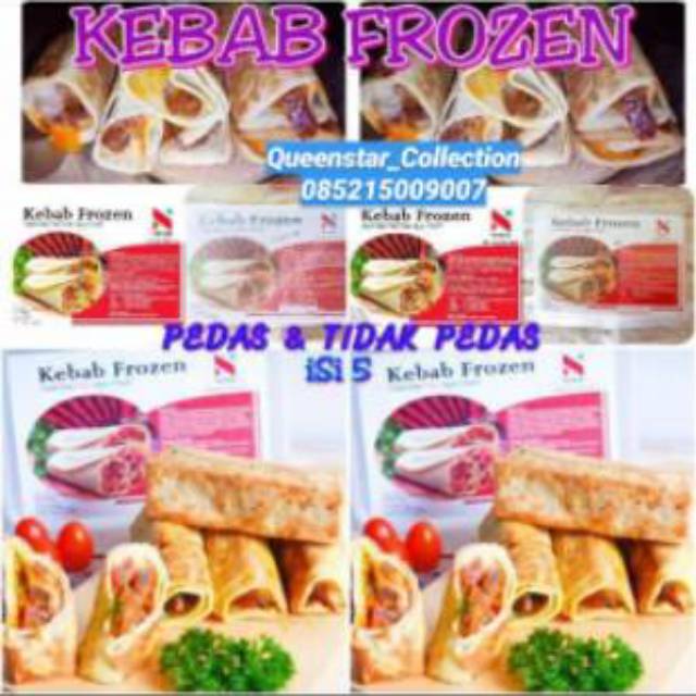 

KEBAB FROZEN ISI DAGING & MAYO NIKMAT