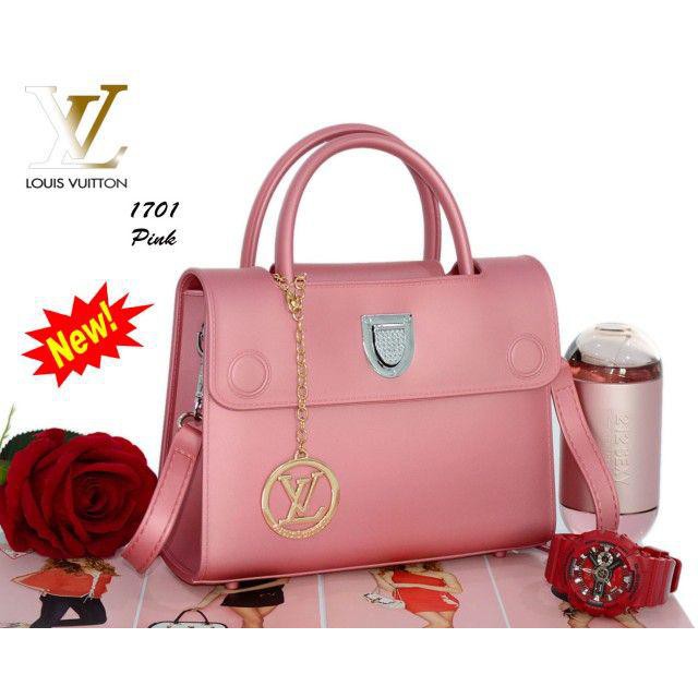 New arrival Tas wanita branded impor batam terlaris merek Louis vuitton jelly promo murah