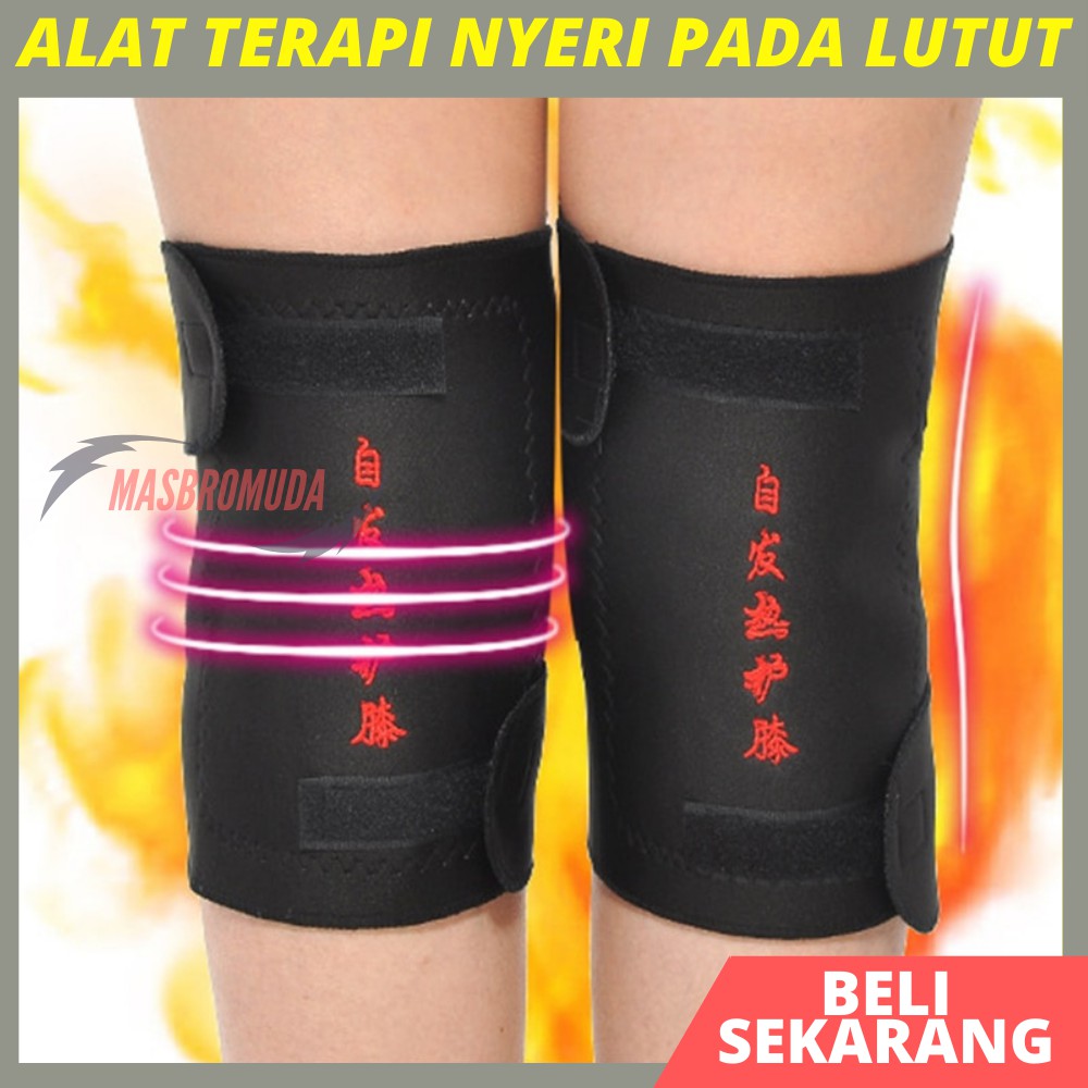 Deker Lutut Alat Terapi Lutut Magnetik Sabuk Terapi Sendi Pemanas Nyeri Lutut Dengkul Kaki 001