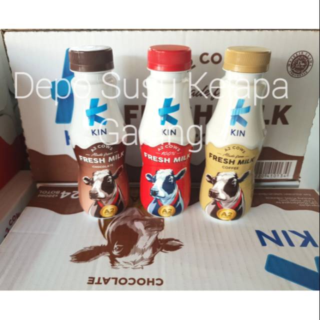 Susu KIN UHT Freshmilk 200ml | Sapi A2 Milk Chocolate Coffee Premium