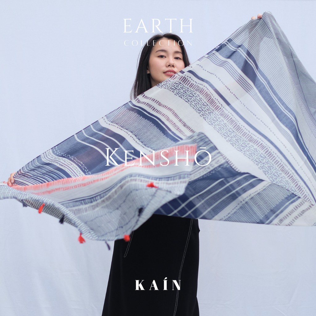 Kenshō Shawl – Earth Collection