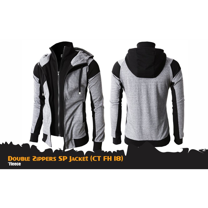 Jaket Anime Double Zipper SP Jacket Hoodie (CT FH 18)