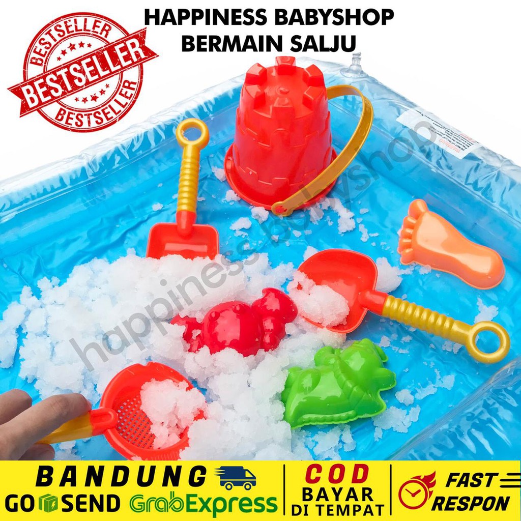 Happiness Babyshop - Bermain Salju (Melatih motorik anak dan mengembangkan kreatifitas anak)