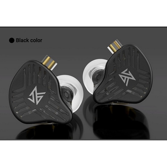 KZ EDS IEM Earphone 10mm Double magnetic circuit alt EDX Pro WITH MIC-BLACK
