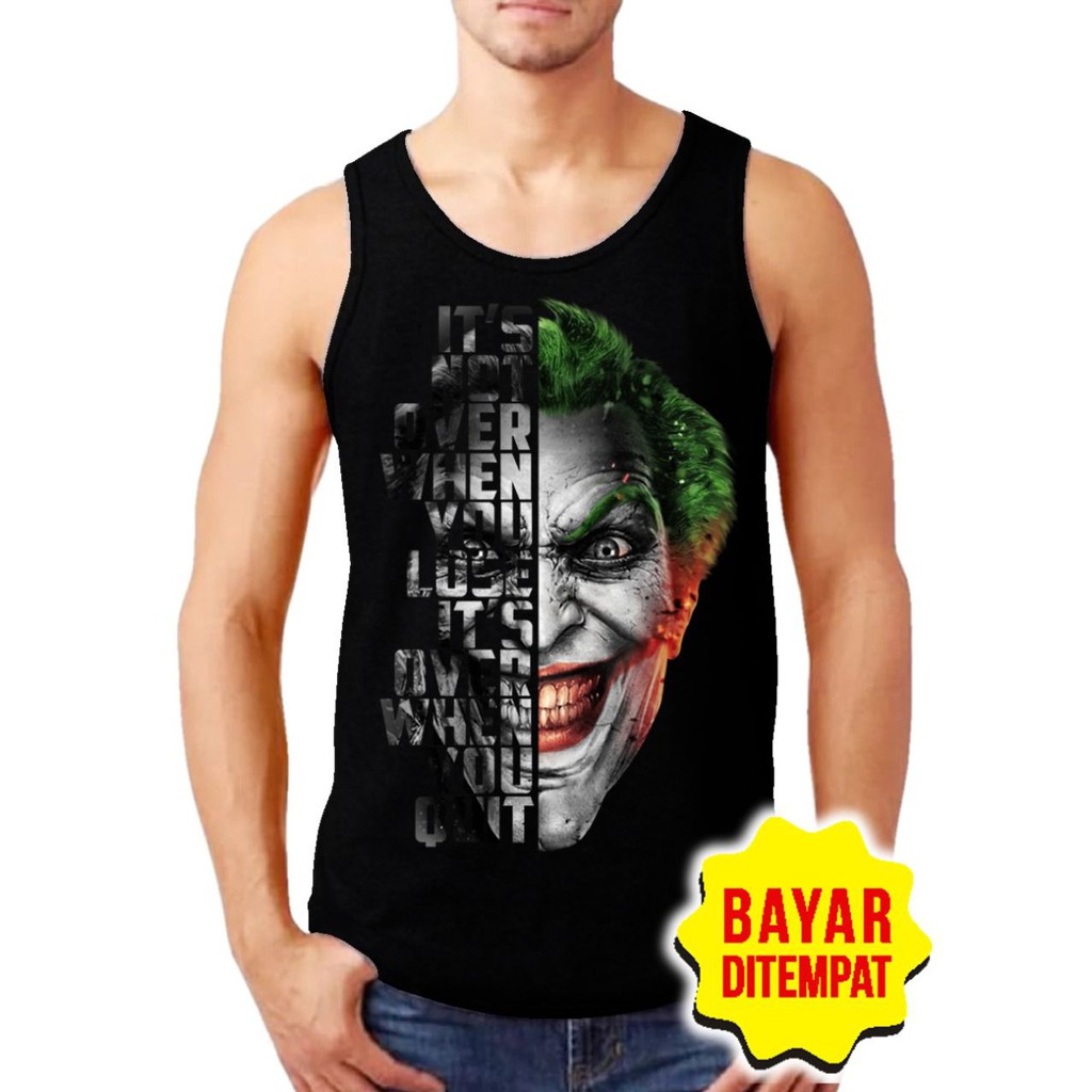 SINGLET LEKBONG PRIA (JOKER) / SINGLET LEKBONG GYM /LEKBONG / SINGLET/KAOS DALAM PRIA/KUTANG