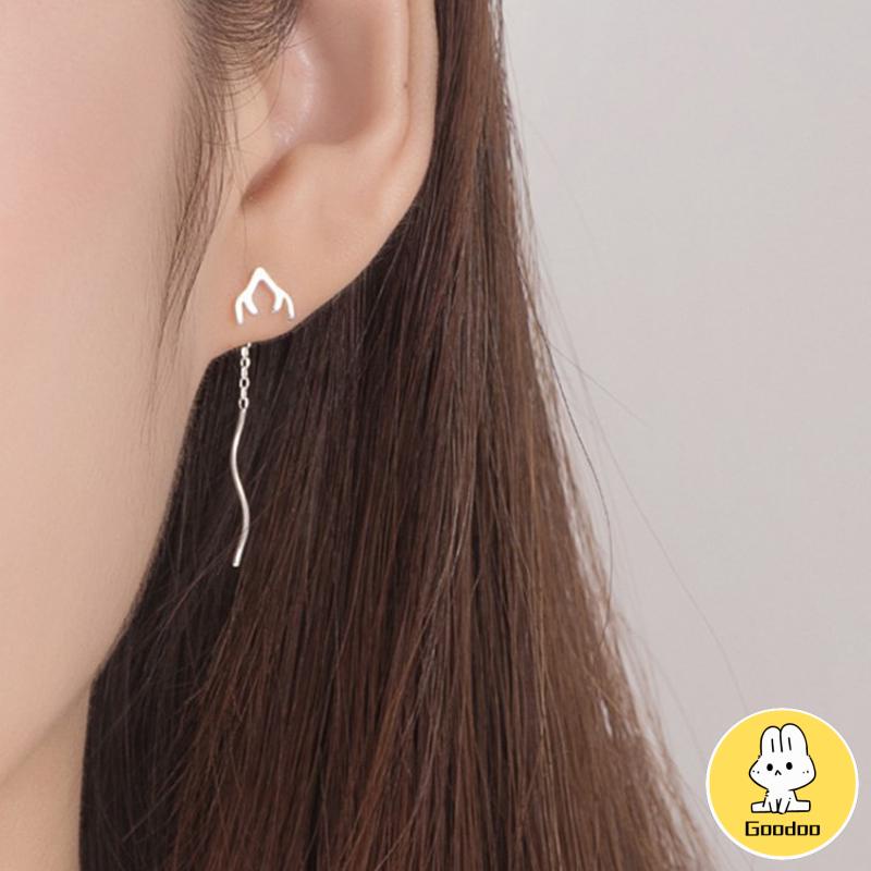 Anting-anting daisy wanita gaya Korea / anting rumbai wanita gaya Korea -Doo