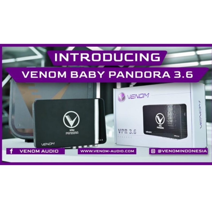 VENOM BABY PANDORA VPR 3.6 DSP 6 CHANNEL BUILT POWER 4 CHANNEL RESMI