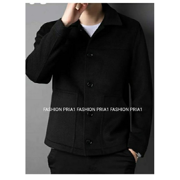 TERBARU JAKET PRIA | SHACKET JACKET FLECEE-6