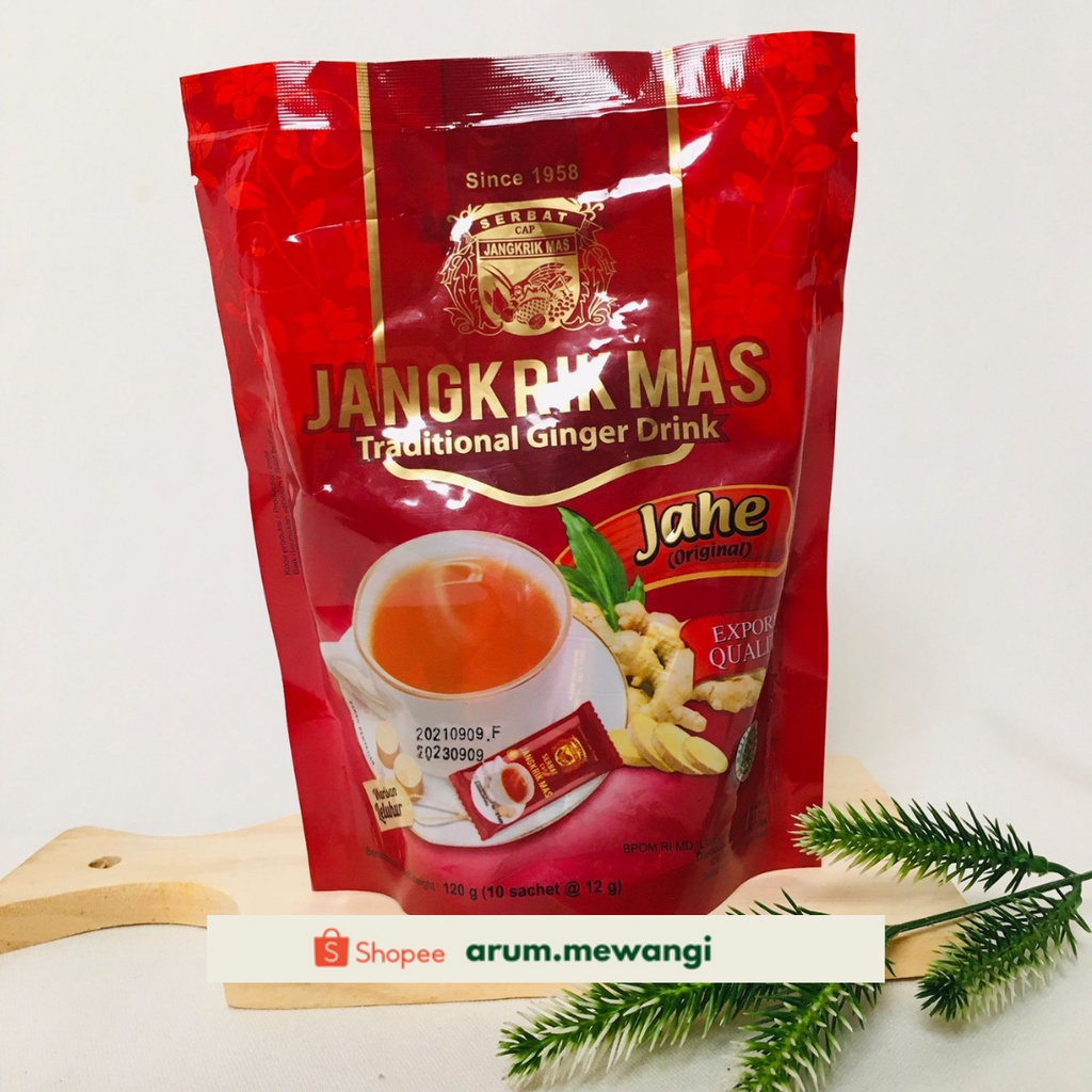

WEDANG JAHE INSTAN JANGKRIK MAS | 1 PACK ISI 10