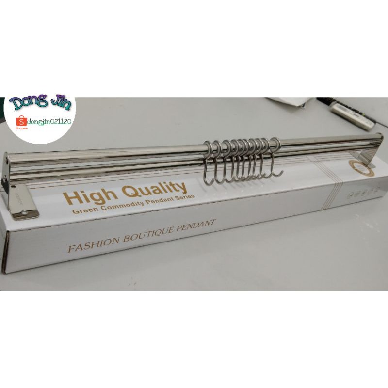 GANTUNGAN / HOOK DAPUR MINIMALIS BAHAN STAINLESS  GJ18