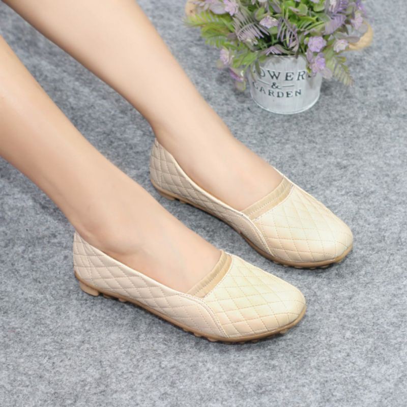 Flatshoes wanita kerut bld 03