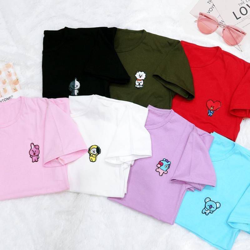 Kaos/TUMblr TEE LENGAN PENDEK patch Bt21 Termurah