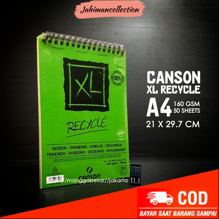 

✨ BISA COD ✨ Canson XL Recycle A4