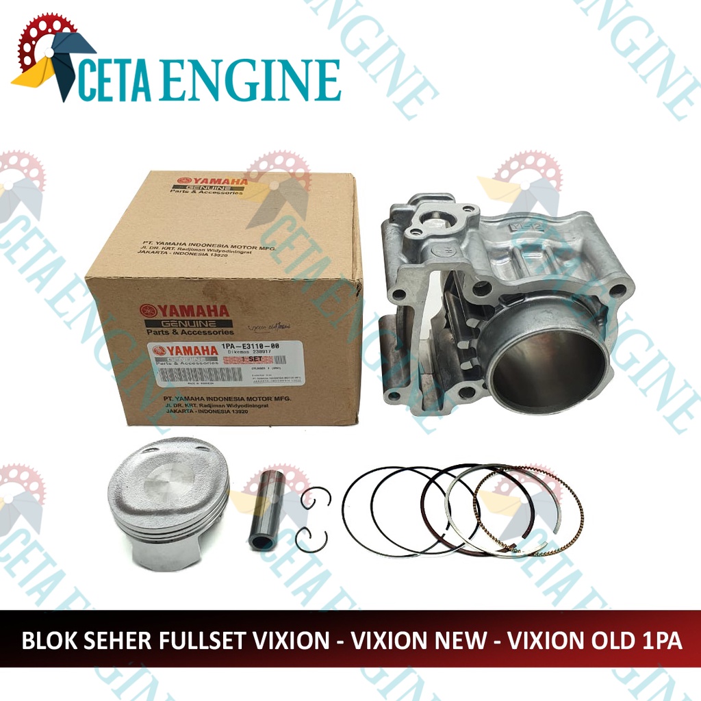[ BISA COD ] BLOK SEHER KODE 1PA VIXION OLD VIXION NEW LAMA BARU BLOCK AIR CYLINDER MESIN KIT BORING