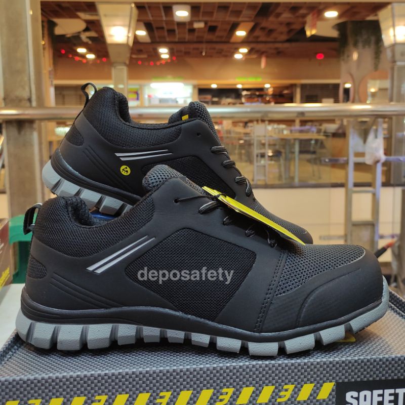 Sepatu Safety Jogger Ligero Hitam Original 100% - Safety Shoes JOGGER LIGERO Black