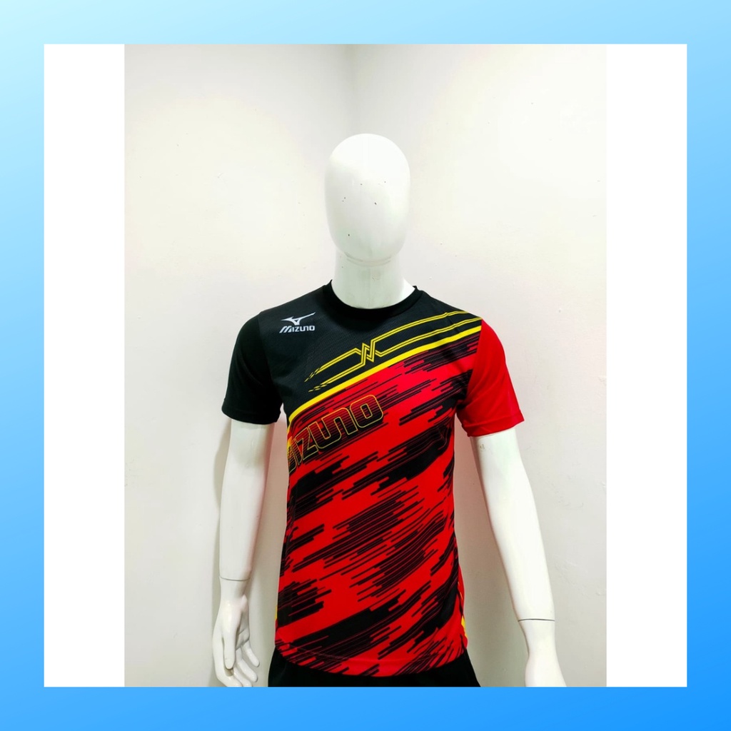 jersey volly pria kaos voli baju bola atasan wanita dewasa t-shirt outfit seragam jarsey kostum olahraga custom pakaian apparel sport jersy volley ball casual jersi suit MZ127 merah