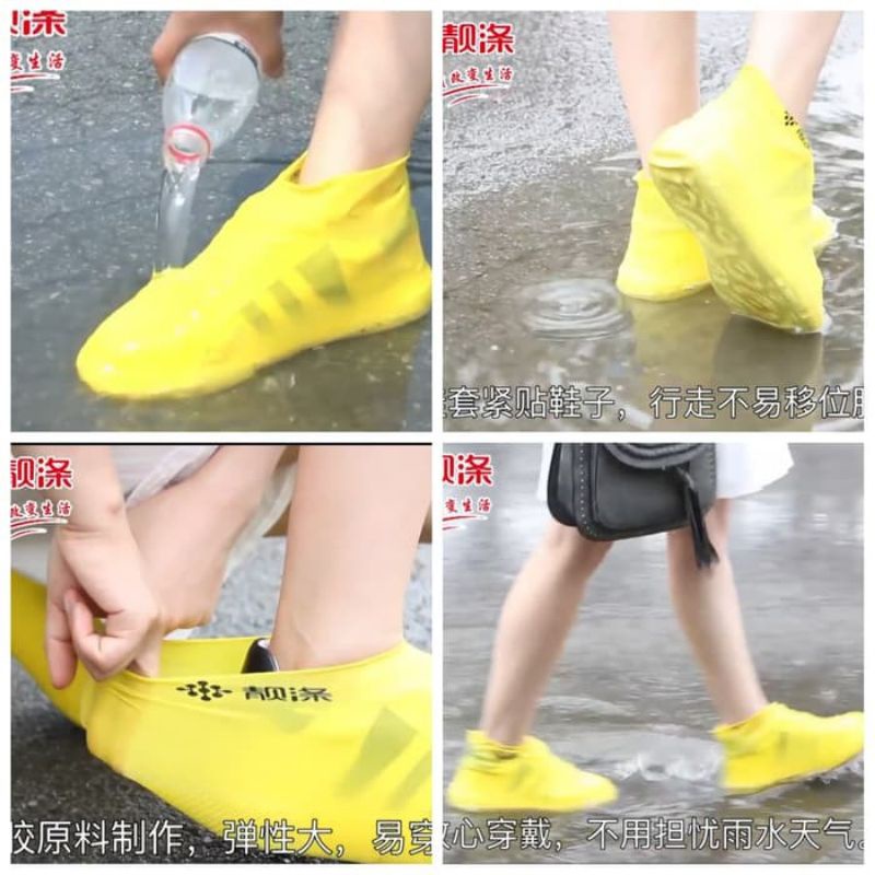 Cover Shoes Sepatu Anti Air / Mantel Mantol Pelindung Sepatu Waterproof Anti Air