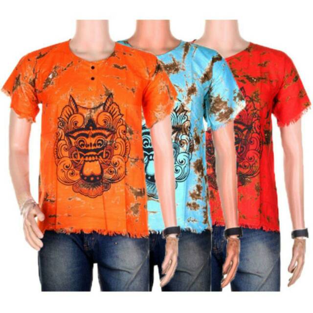 Baju Barong Dewasa Kaos Barong Bali Baju Pantai Kaos Pantai