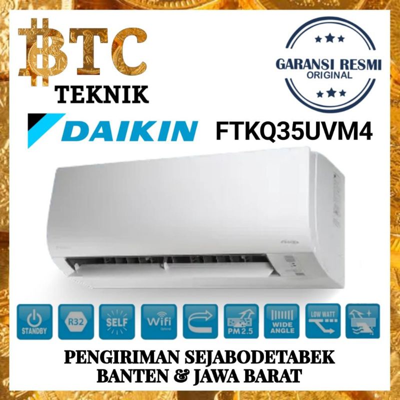 AC DAIKIN 1,5 PK FTKQ 35 UNIT ONLY AC DAIKIN INVERTER 1,5 PK THAILAND