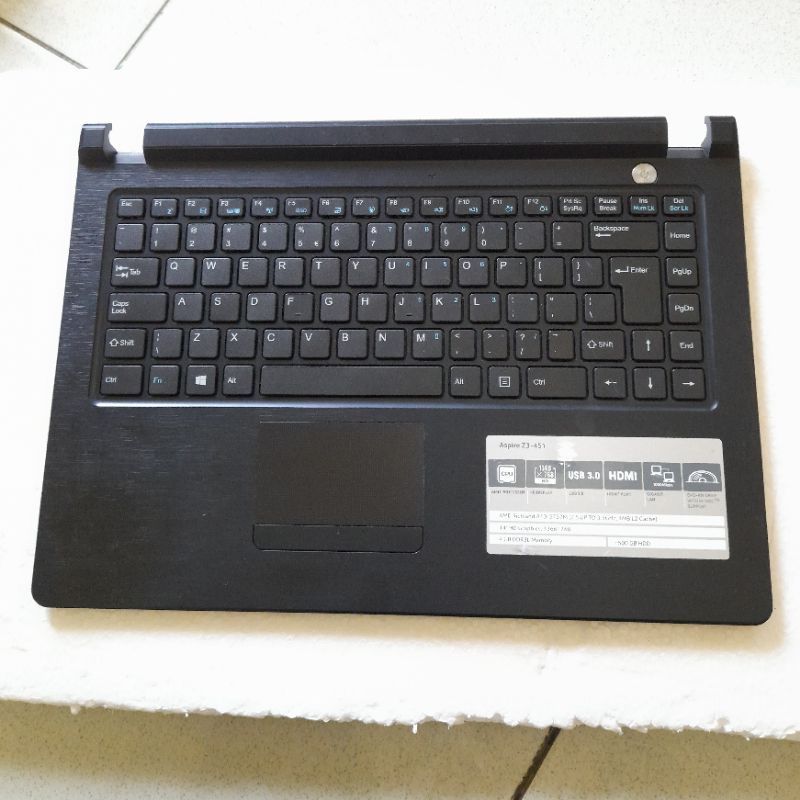 Case Casing Palmrest Keyboard Laptop Acer Z3-451 z3 451