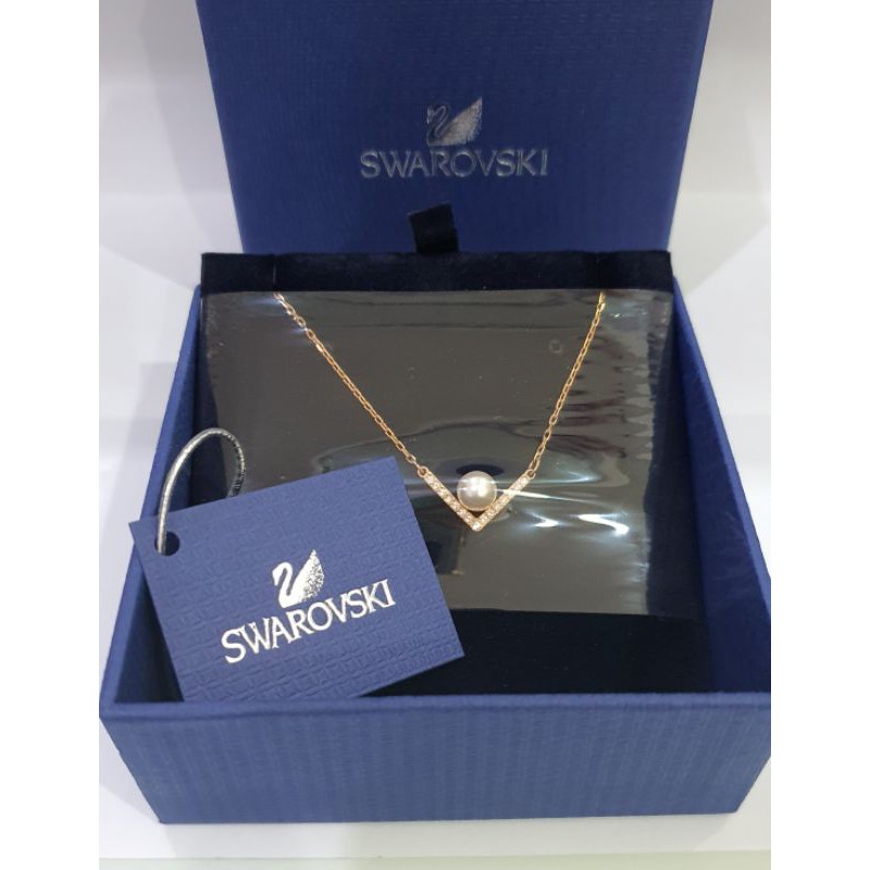 Swarovski Kalung /necklace rose gold