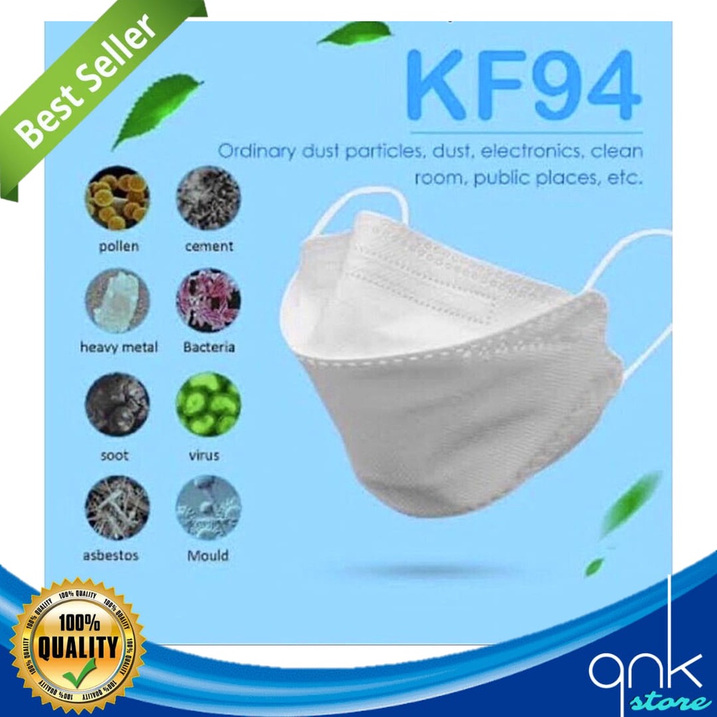 Masker KF94 Korea 4 ply impor isi 10 pcs High Quality