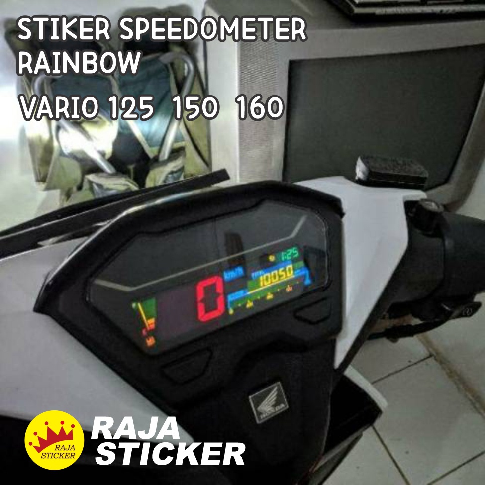 STIKER SPEEDOMETER PELANGI LCD VARIO NEW 2018, 2019