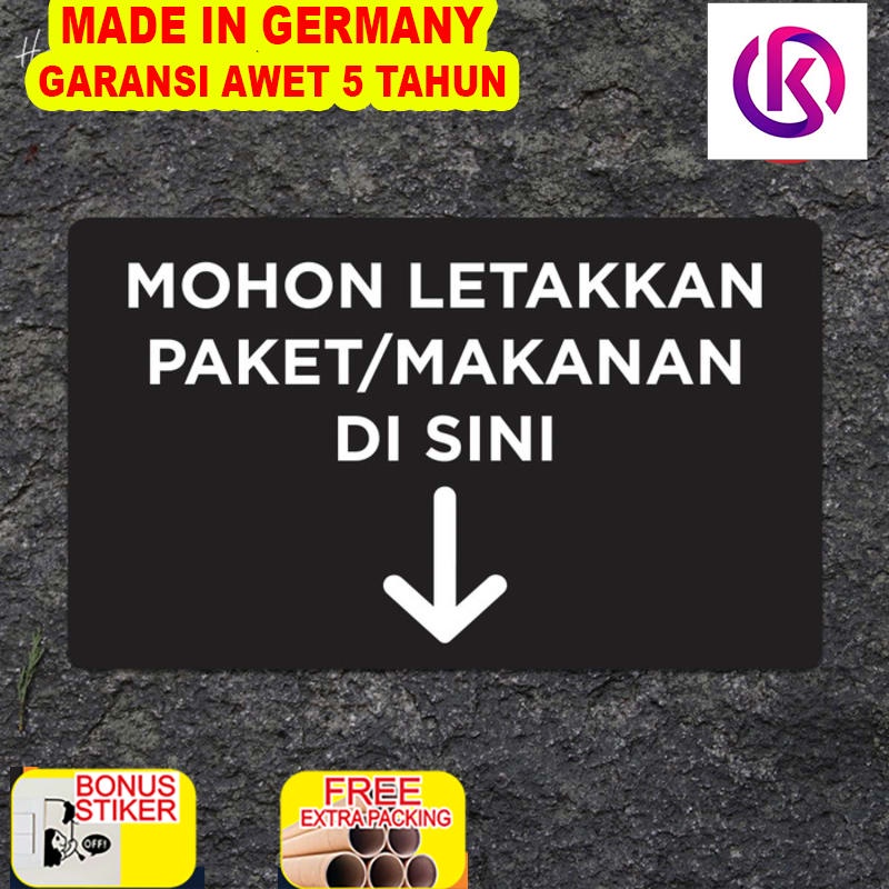 

Murah Sign Paket Taruh Disini Sign Kurir Antar Barang Sign Board Akrilik