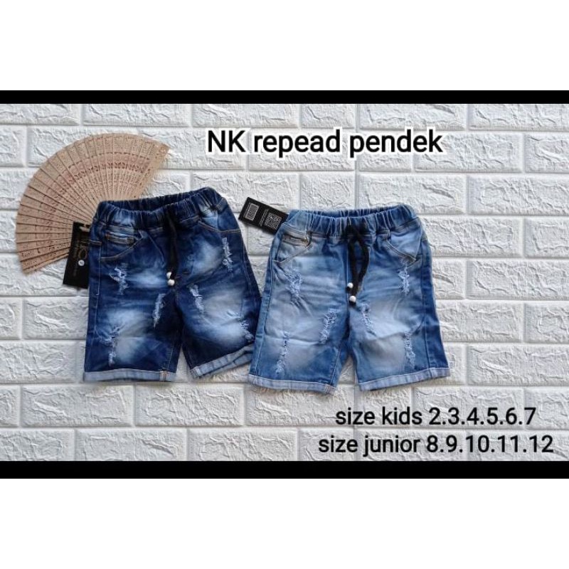 celana pendek jeans anak CSW