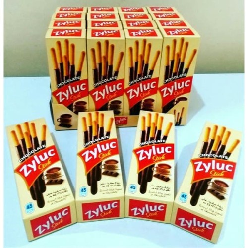 

[HALAL] Zyluc Cholotae Stick 45gr box dan Plastik Ziluk Pocky Stik Cokelat