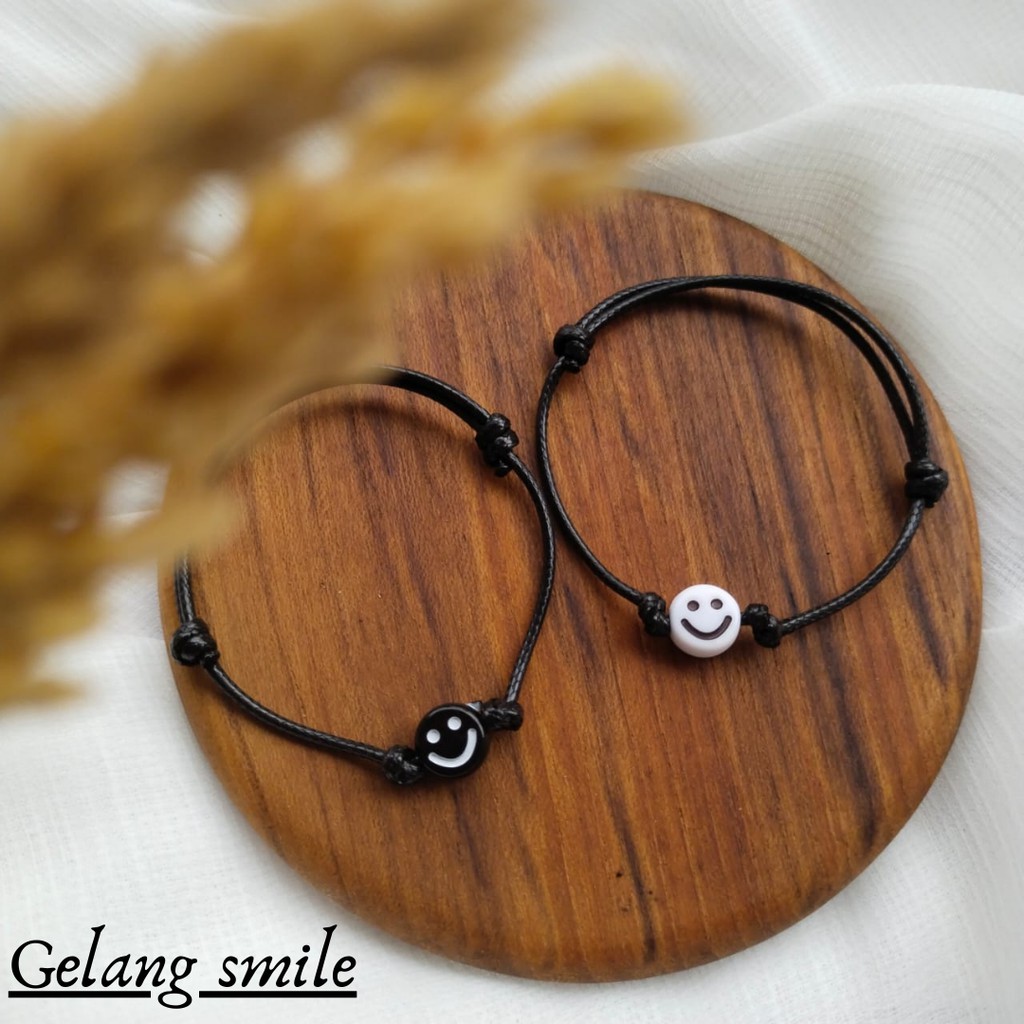 Gelang smile/gelang couple/gelang vintage/manik smile