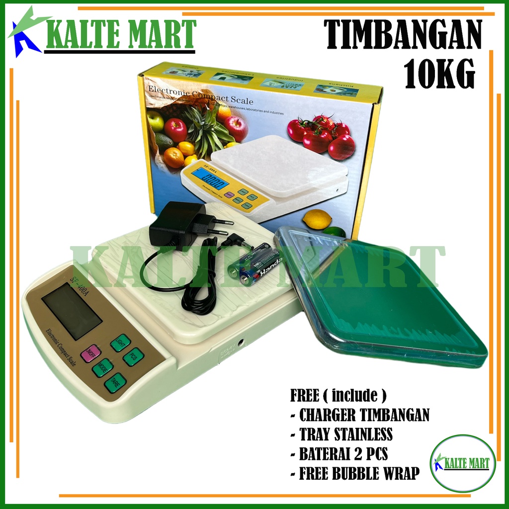 Timbangan Digital SF400A Dapur Buah Kue 10kg, Timbangan Dapur 10kg