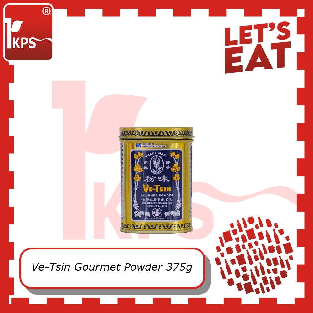 

Gourmet Powder 375g "Ve-Tsin" / Penyedap Rasa Vegetarian / Micin Vegetarian