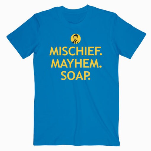 Baju Kaos Band Fight Club Mischief Mayhem Soap