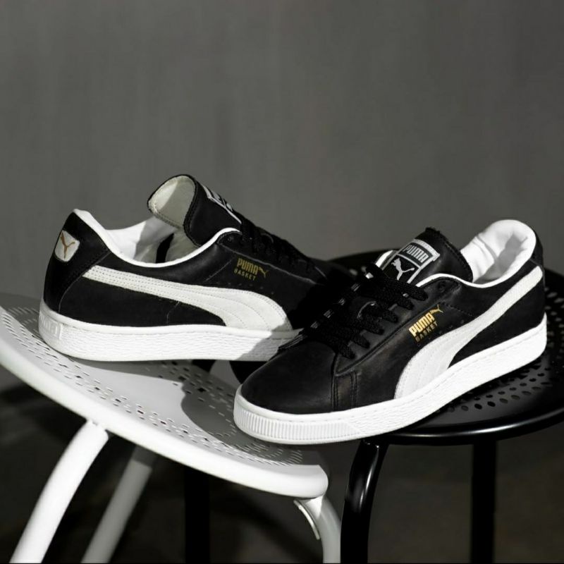 PUMA BASKET BLACK WHITE ORIGINAL
