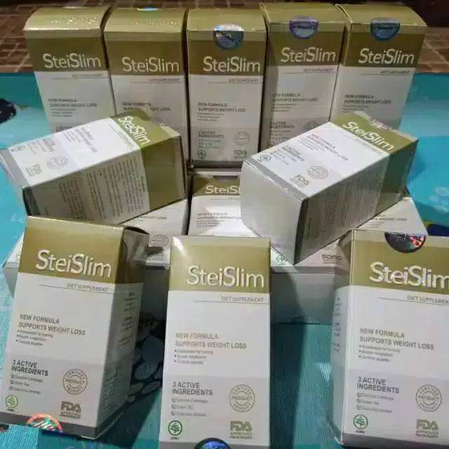 Obat Diet Pelangsing STEI SLIM ORIGINAL 3 BONUS 1