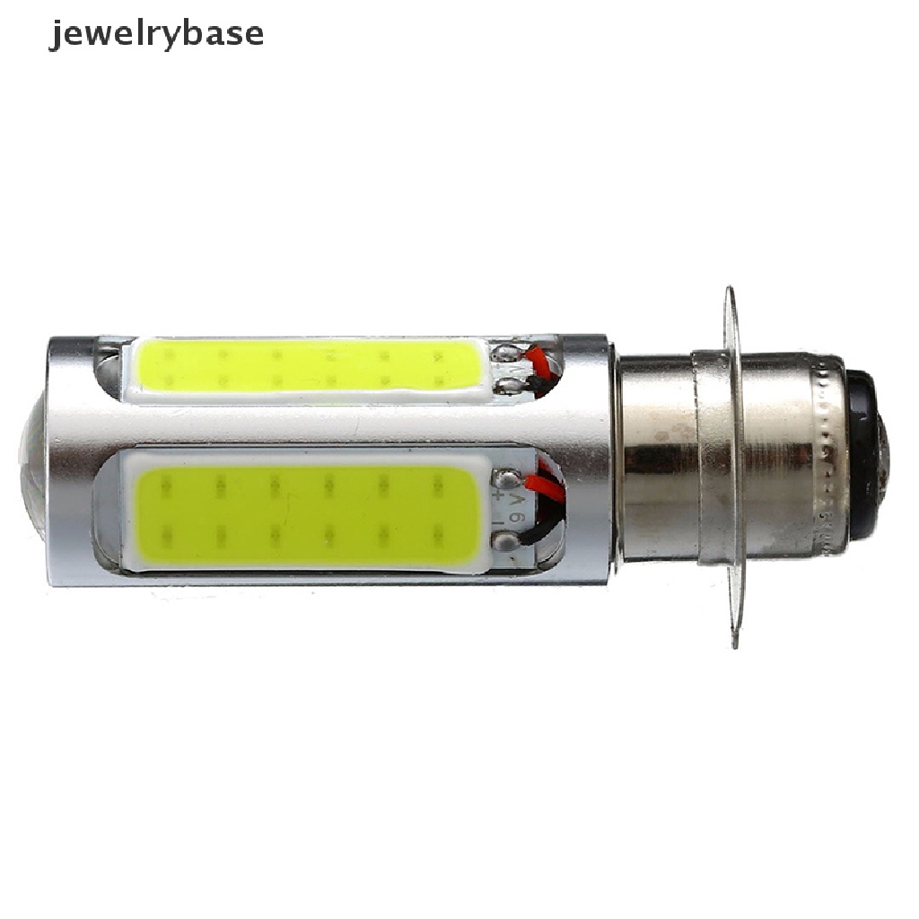 (jewelrybase) 1pc Lampu Depan LED cOB H6M PX15d P15D25-1 E401 Warna Putih Untuk motor / ATV