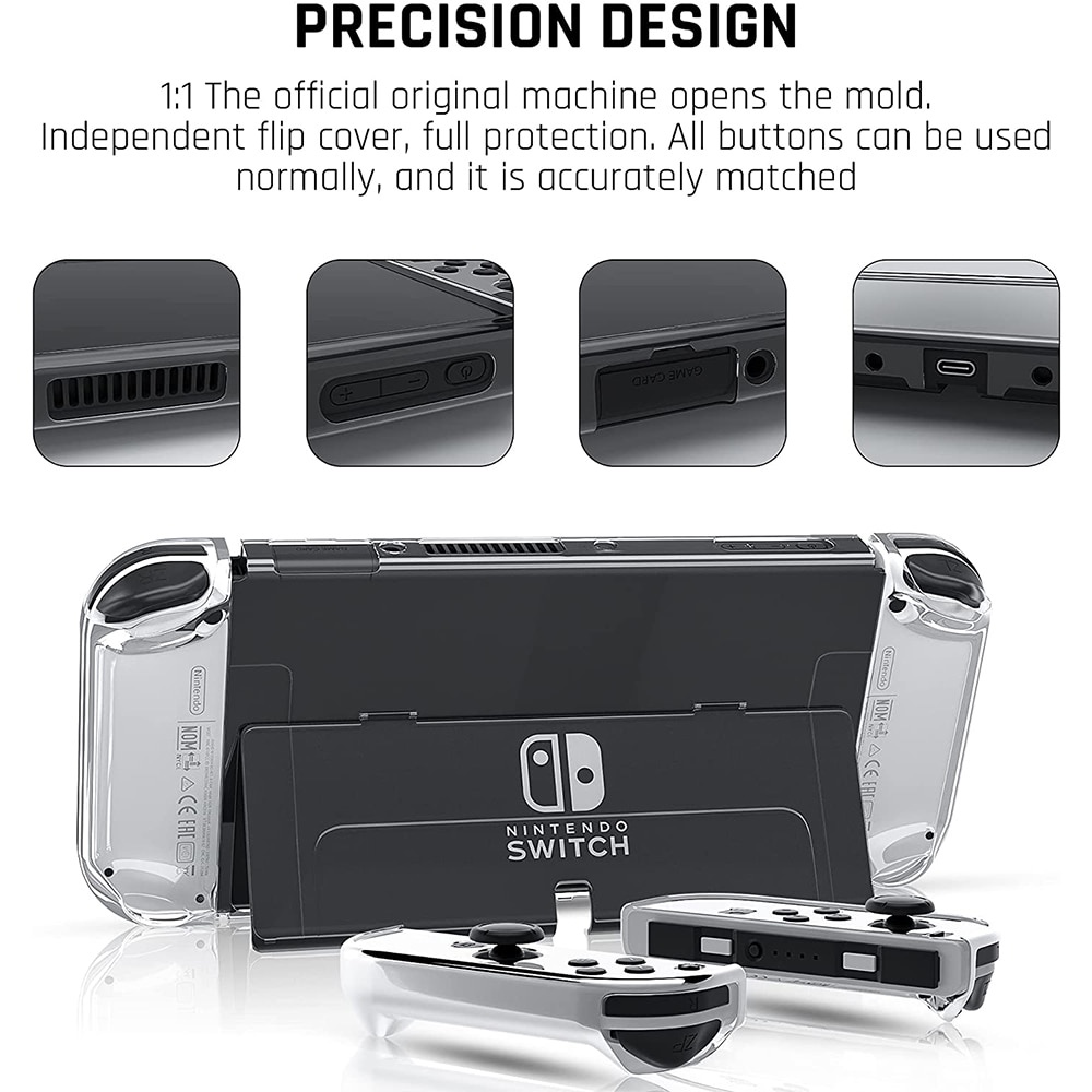 Hard Case Pelindung Bahan PC OLED Untuk Nintendo Switch