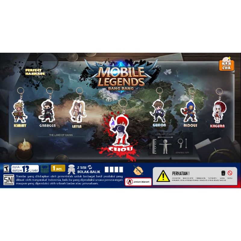 Gantungan Kunci Mobile Legends Bang Bang