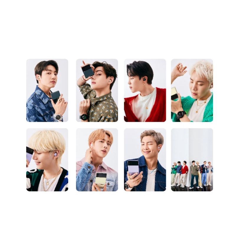 BTS Samsung Photocard / PC (2 sisi)