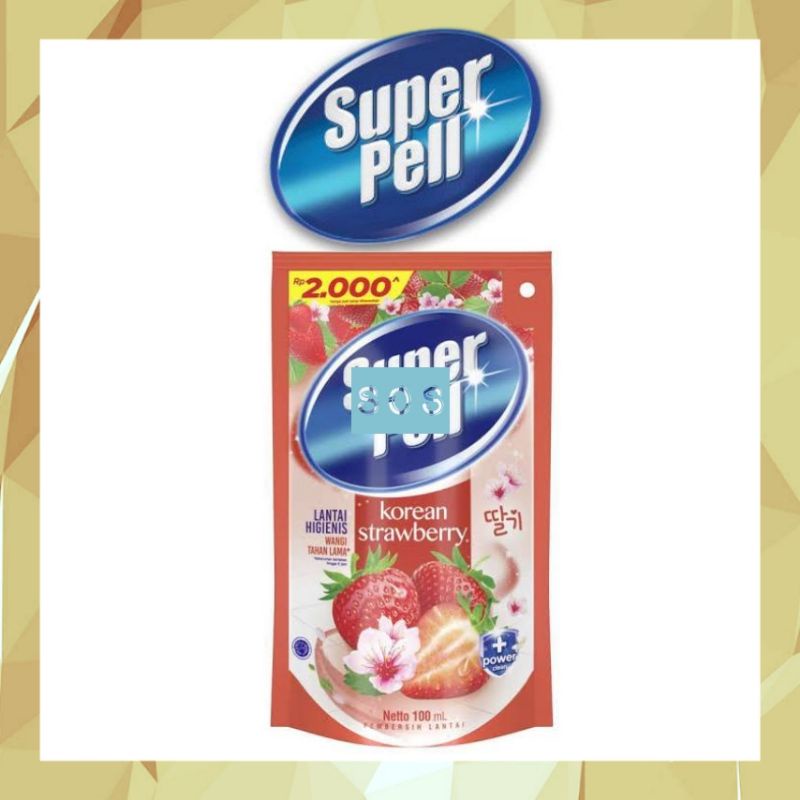 《OS3》 Super Pell Korean Strawberry 100 mL - superpel pel